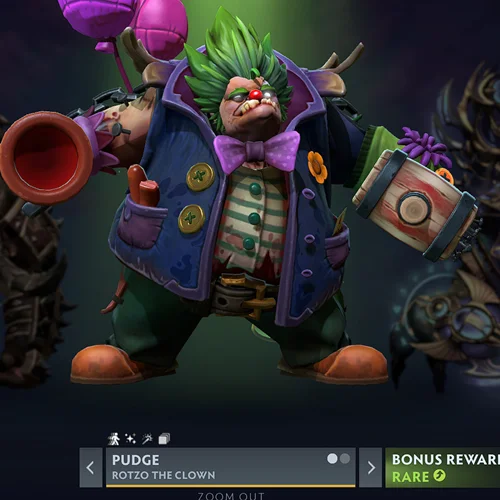 Rotzo the Clown (Pudge + Taunt + Ward) #Axolotl